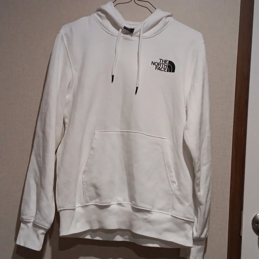 MEN THE NORTH FACE Box Logo Pullover Hoodie White Size S